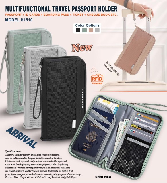 Multifunctional Travel Passport Holder 