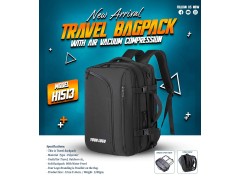 Travel Backpack with Air Vacuum Compression