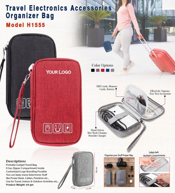 Electronics Accessories Bag