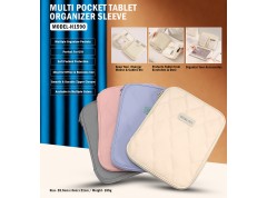 H1590 Premium Multi-Pocket Tablet Organizer Sleeve with Accessory Storage for Corporate Gifting