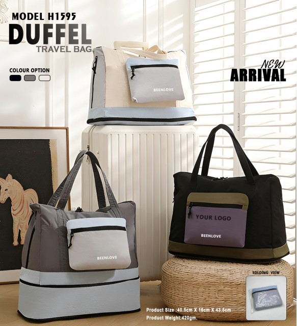 Duffel Travel Bag With Logo 