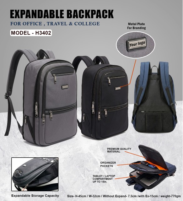 Expandable Backpack