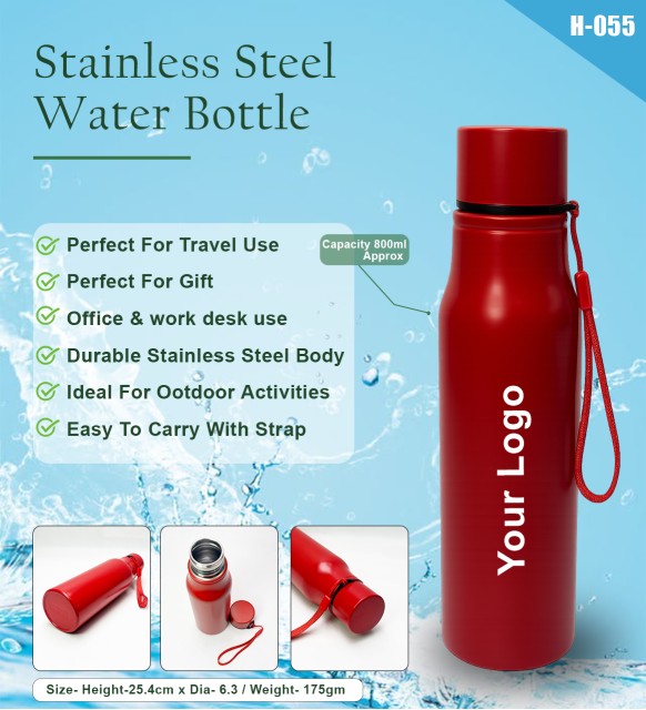 Stainless Steel Water Bottle – 800 ml | H055