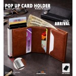 POP UP CARD HOLDER WITH WALLET  