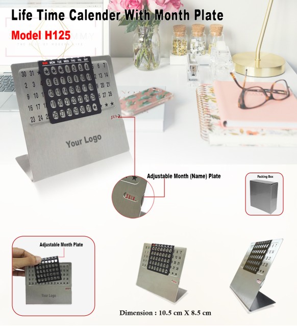 Life Time Calender with  Month Display