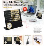 Steel Life Time Calendar 