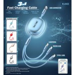 3 in 1 Fast Charging Cable 
