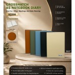CROSSHATCH  A5 NOTEBOOK DIARY