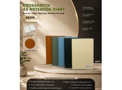 CROSSHATCH A5 NOTEBOOK DIARY