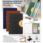 Office Notebook Diary with Phone Stand