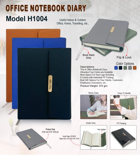 Office Notebook Diary