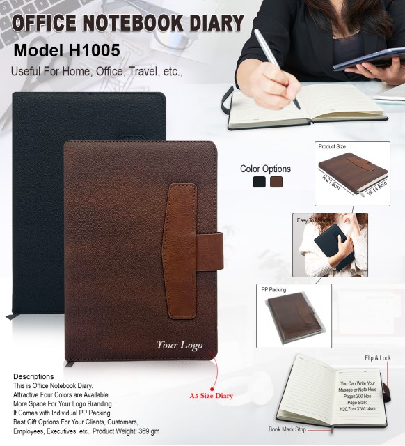 Office Notebook Diary