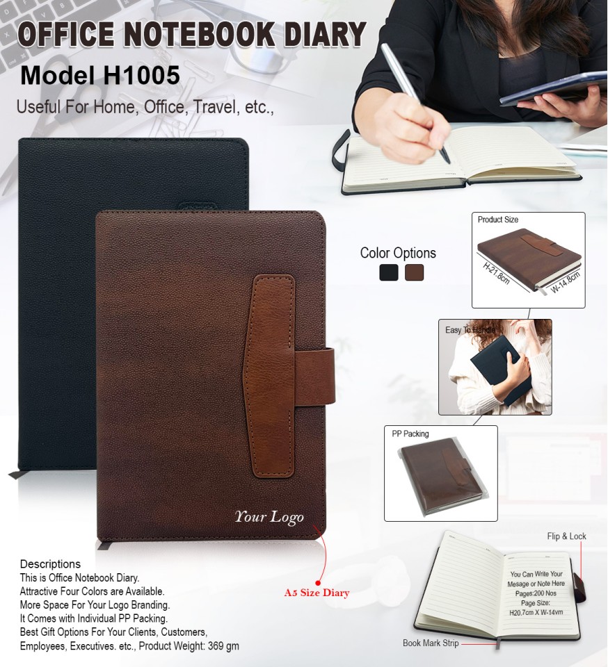 Office Notebook Diary