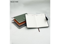 A5 PU Leather Notebook Diary with Strap Lock – Corporate Gift Diary H1009
