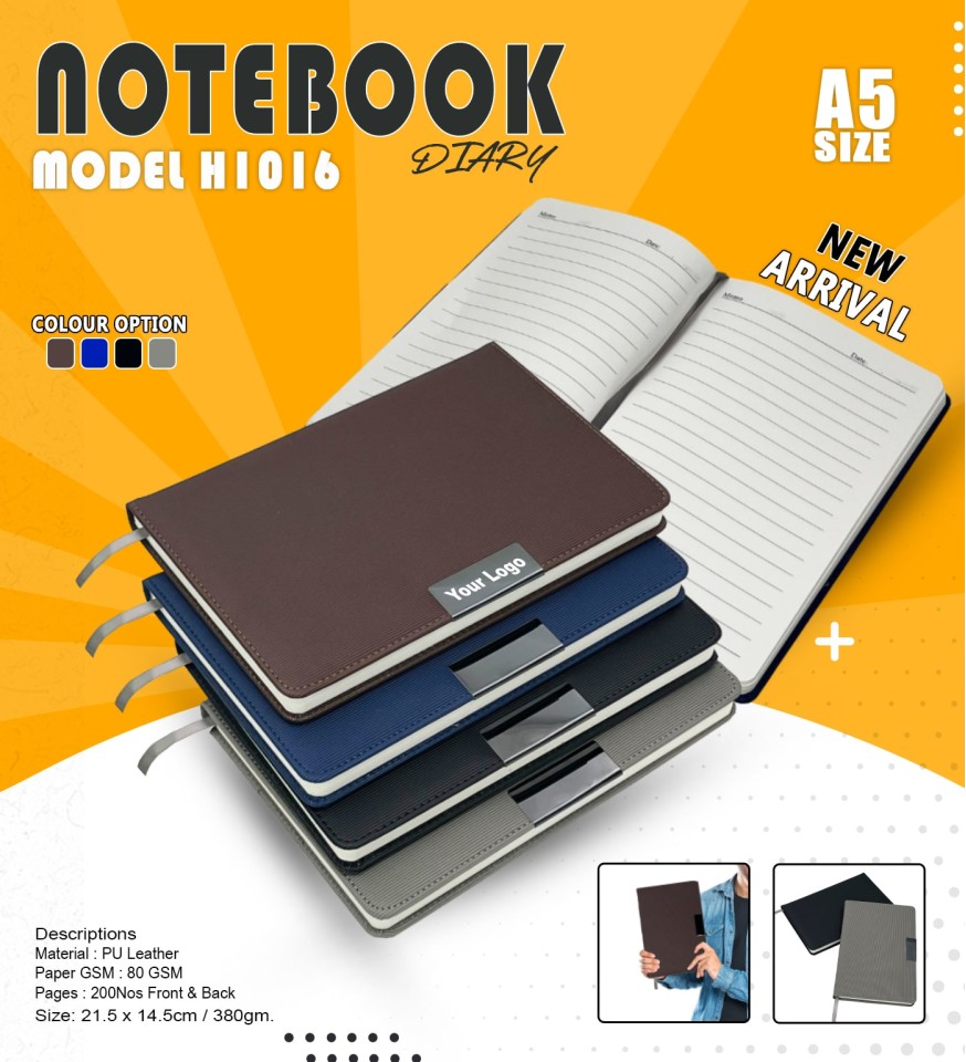 A5 Size Notebook Diary 