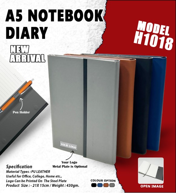A5 Size Notebook Diary 