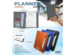 PU Leather Planner Diary with Card Holder & Ring Binder