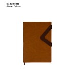 A5 PU Leather Magnetic Flap Notebook Diary with Bookmark