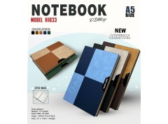 H1033 Premium A5 PU Leather Notebook Diary for Corporate Gifting & Executive Branding