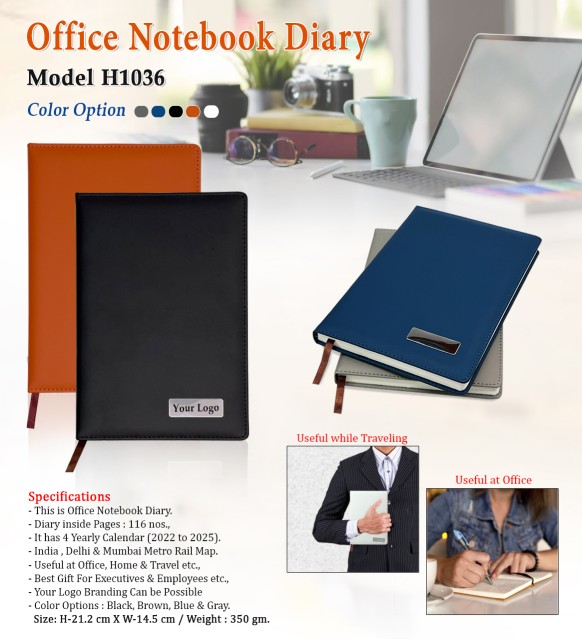 Office Notebook Diary 