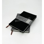 PU Leather Notebook Diary with Metal Accent