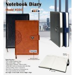 Office Notebook Diary – PU Leather | H1045