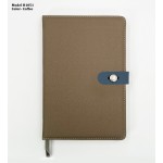 A5 PU Leather Notebook Diary with Silicone Lock 