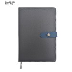 A5 PU Leather Notebook Diary with Silicone Lock 