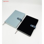 A5 PU Leather Notebook Diary with Silicone Lock & Logo Branding