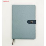 A5 PU Leather Notebook Diary with Silicone Lock & Logo Branding