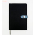 A5 PU Leather Notebook Diary with Silicone Lock & Logo Branding