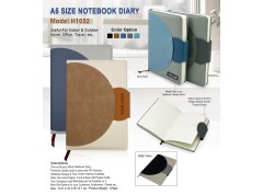 A5 Size Notebook Diary with PU Leather