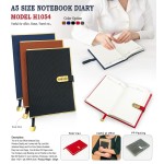 Branded A5 PU Leather Office Notebook Diary