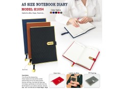 Branded A5 PU Leather Office Notebook Diary
