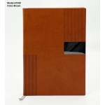A5 Size Notebook Diary With Metal Plate For Logo Branding