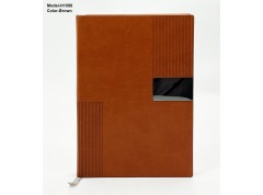 A5 Size Notebook Diary With Metal Plate For Logo Branding