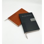 A5 Size Notebook Diary With Metal Plate