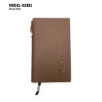H3301 A6 Premium Soft Bound Notebook Diary with Pen & Gift Box for Corporate Gifting & Business Branding