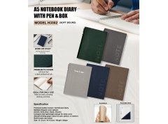 A5 Notebook Diary With Pen & Box