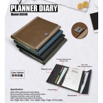 H3309 Premium Planner Diary with Magnetic Lock & 6-Ring Binder for Corporate Gifting