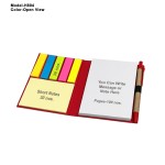 Eco Note Pad-Sticky Pad With  Ball Pen