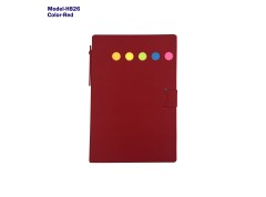 H826 Eco Sticky Memo Pad with Ball Pen