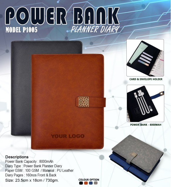 Power Bank Planner Diary 