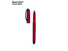 H033 Premium Plastic Ball Pen with Cap for Corporate Gifting & Promotional Branding