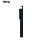 H036 3-in-1 Triangle Shape Ball Pen with Stylus & Mobile Stand for Corporate Gifting