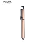H036 3-in-1 Triangle Shape Ball Pen with Stylus & Mobile Stand for Corporate Gifting