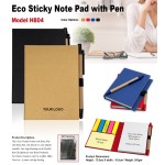 Eco Note Pad-Sticky Pad With  Ball Pen