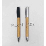 Wooden Ball Pen with Metal Clip