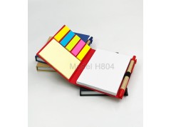 Eco Note Pad-Sticky Pad With Ball Pen