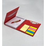 Eco Stickon Note Pad With Pen